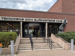 Eingang des Teknikens och Sjöfartens hus